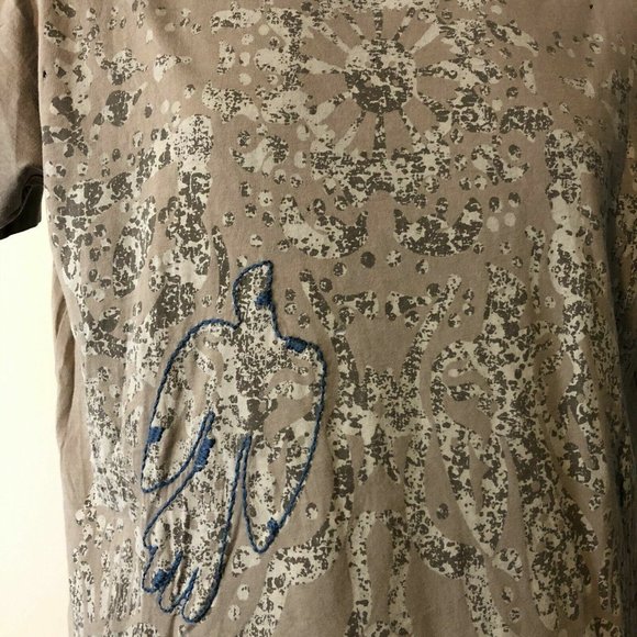 Paper Denim & Cloth Short Sleeve T shirts Brown Small - Picture 4 of 4